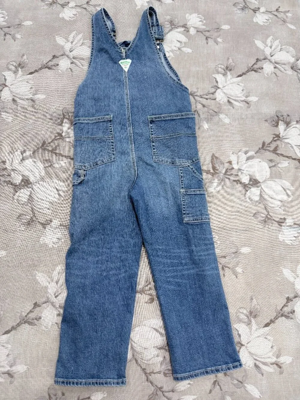 OshKosh B’gosh Denim Overalls Girls Size 6 Light Wash Carpenter Stretch